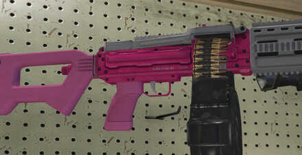 GTA V - MG Skin - Pink tint