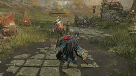 Elden Ring  - Swift Glintstone Shard against Knight