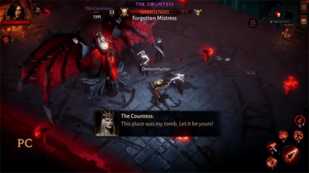 Diablo Immortal - Dungeon Countess Boss