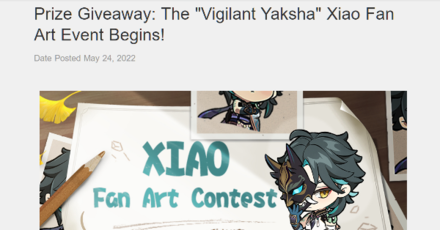 Genshin - Create Fan Art and Submit it