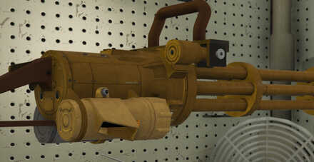 GTA V - Minigun Skin - Gold tint