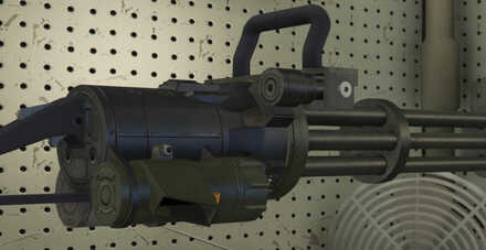 GTA V - Minigun Skin - Green tint