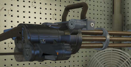 GTA V - Minigun Skin - LSPD tint