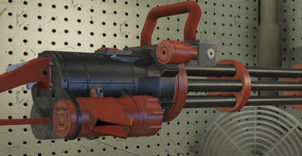 GTA V - Minigun Skin - Orange tint