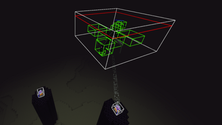 Minecraft - Ender Dragon unique hitboxes