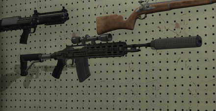 GTA V - Marksman Rifle Skin - Suppressor