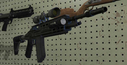 GTA V - Marksman Rifle Skin - Flashlight