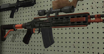 GTA V - Marksman Rifle Skin - Orange tint