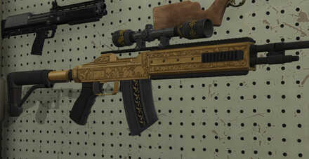 GTA V - Marksman Rifle Skin - Yusuf Amir Luxury Finish