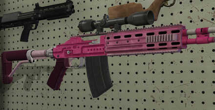 GTA V - Marksman Rifle Skin - Pink tint