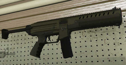 GTA V - Combat PDW Skin - Green tint