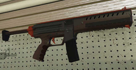 GTA V - Combat PDW Skin - Orange tint
