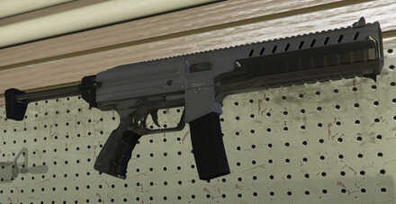 GTA V - Combat PDW Skin - Platinum tint