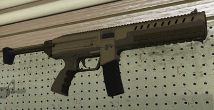 GTA V - Combat PDW Skin - Army tint