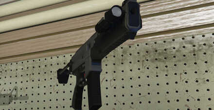 GTA V - Combat PDW Skin - Flashlight