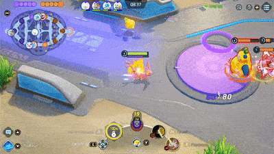 Pokemon UNITE - Psyshock - Hit All Projectiles