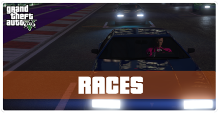 Grand Theft Auto V (GTA V) - Races Banner