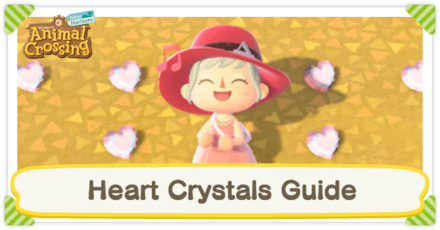 ACNH - heart crystals guide