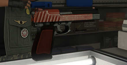 GTA V - Pistol .50 Skin - Orange tint