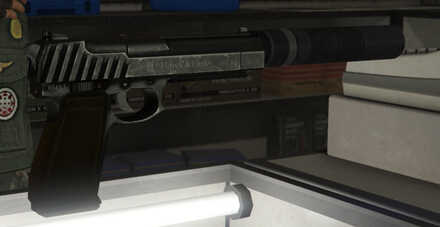 GTA V - Pistol .50 Skin - Suppressor