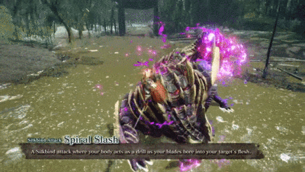 MH Rise Sunbreak - Dual Blades Spiral Slash Silkbind Attack