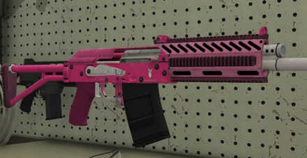 GTA V - Heavy Shotgun Skin - Pink tint