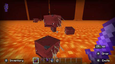 Strider Walking on Lava