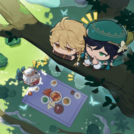 Genshin Impact - Venti Birthday Art 2021