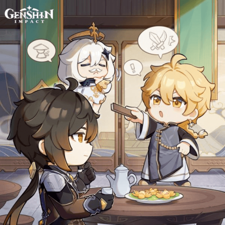 Genshin Impact - Zhongli Birthday Art 2021