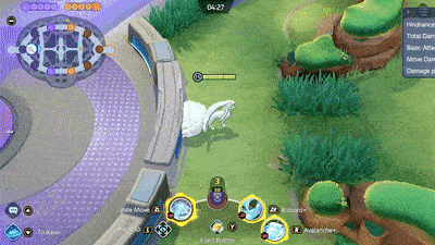 Pokemon UNITE - Snow Warning - Area of Effect