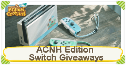 Active and Past Animal Crossing Edition Switch Giveaways