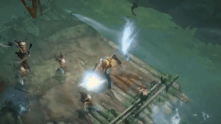 Diablo Immortal - Monk AoE Attack