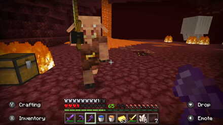 Chest Next to Piglin