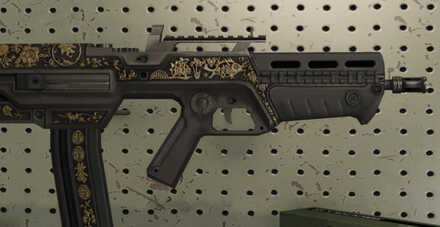 GTA V - Advanced Rifle Skin - Gilded Gun Metal Finish