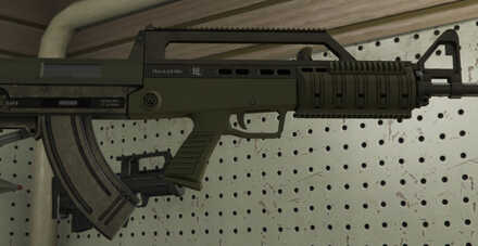 GTA V - Bullpup Rifle Skin - Green tint