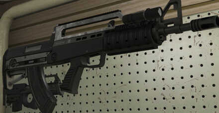 GTA V - Bullpup Rifle Skin - Flashlight