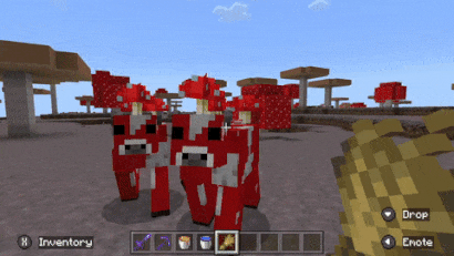 Mooshroom Following Player