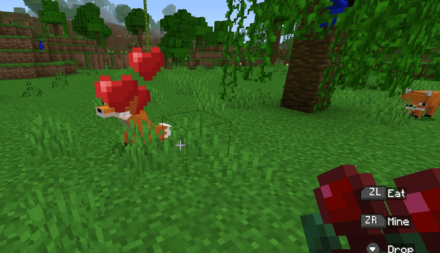 Feed Foxes Sweet Berries or Glow Berries to get them to breed