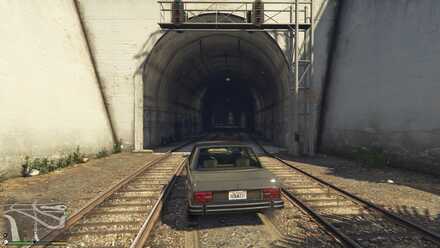 Hide in Train Tunnel