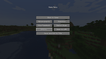 Minecraft - Game Menu
