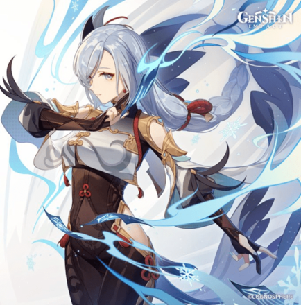 Genshin Impact - Shenhe Birthday Art 2022