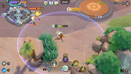 Pokemon UNITE -Catch Em Battles Cinderace Truning into Araquanid