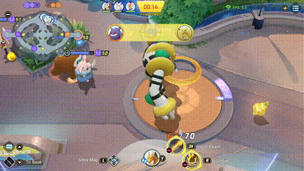 Pokemon UNITE - Catch Em Battles Regigigas Opening a Goal Zone