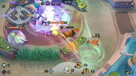 Pokemon UNITE - Catch Em Battles Tauros Falling in Battle