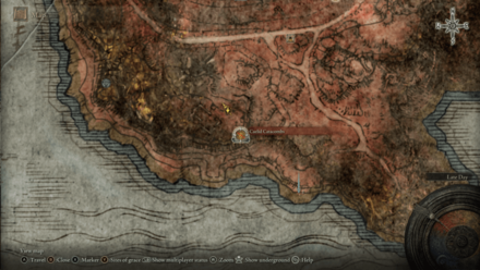 level 4 ghost glovewort Caelid Catacombs Map Ghost Glovewort 4