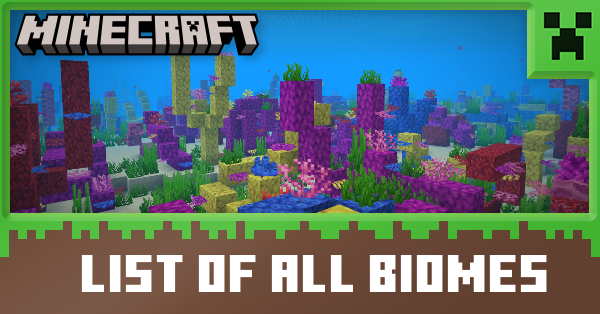 minecraft all biomes