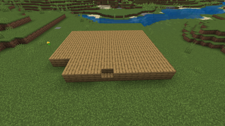 Starter Base Foundation - Minecraft
