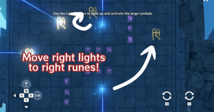 Genshin - City of Hidden Runes Yellow Lightshaper Puzzle 3