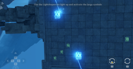 Genshin - City of Hidden Runes Blue Lightshaper Puzzle 4