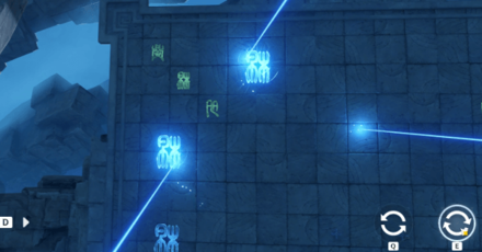 Genshin - City of Hidden Runes Blue Lightshaper Puzzle 2